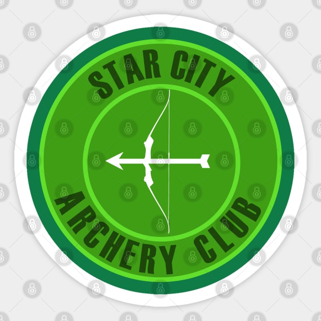 Star City Archery Club - Green Sticker by SOwenDesign